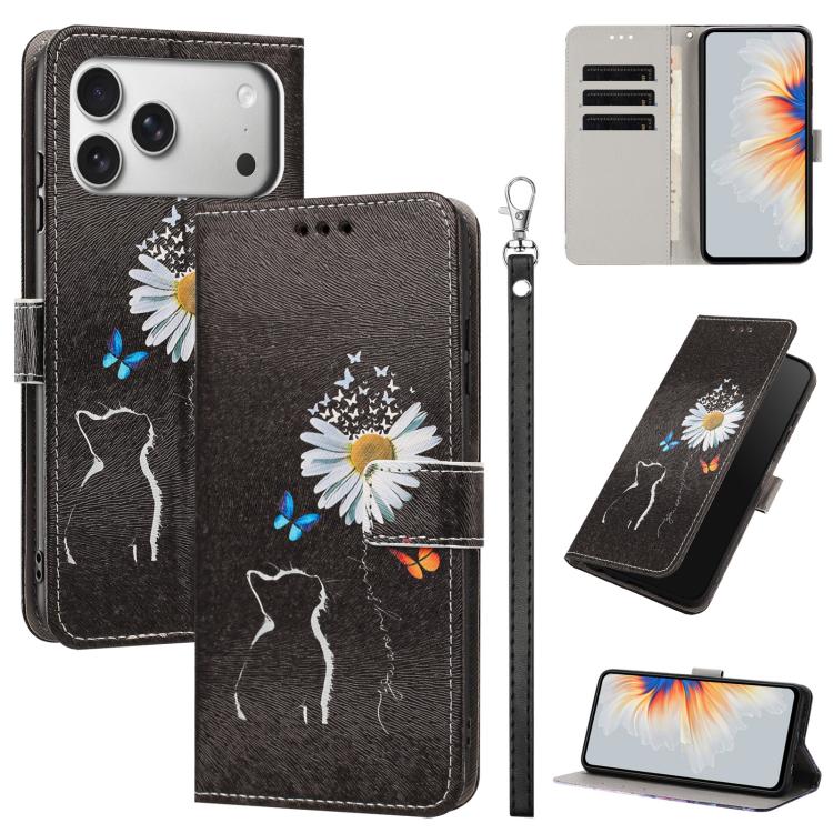 Custodia portafoglio in ecopelle con cinturino per iPhone 17e e 1