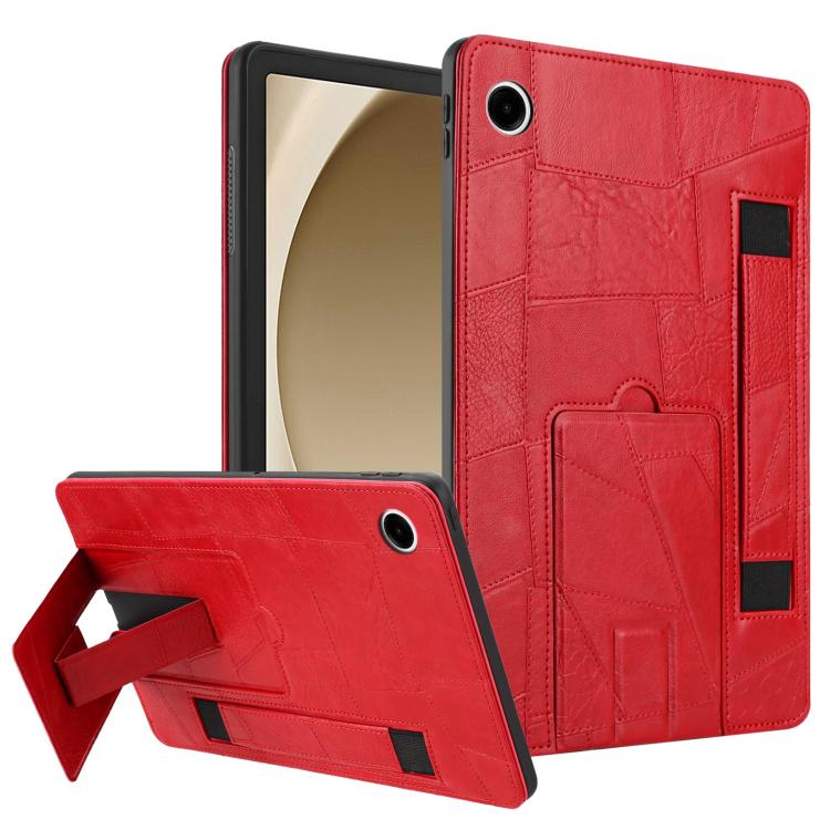 Cinturino da polso retrò in ecopelle con supporto per Galaxy Tab A11+ e A9+