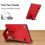 Cinturino da polso retrò in ecopelle con supporto per Galaxy Tab S10 FE+, S10+ /