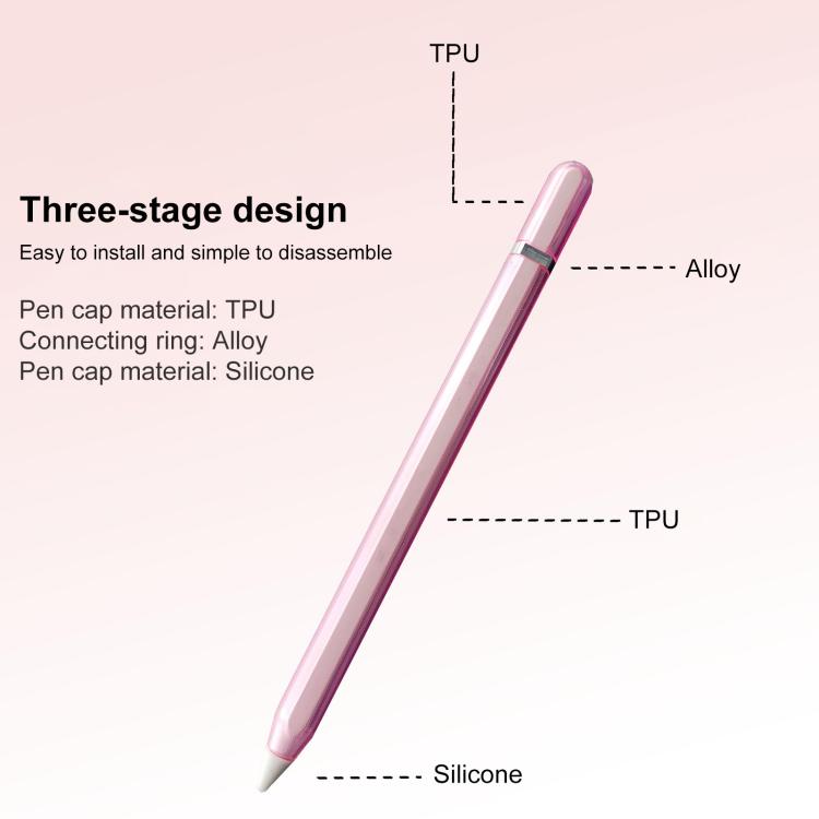 Custodia protettiva in silicone TPU per Apple Pencil 2
