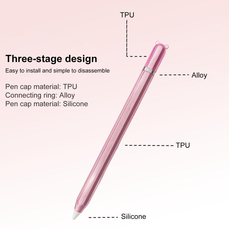 Custodia protettiva in silicone TPU per Apple Pencil 2