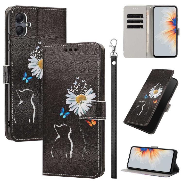 Custodia in ecopelle con motivo dipinto per Galaxy A05, A05s e A15 / A15 5G