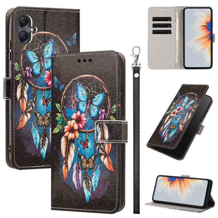 Custodia in ecopelle con motivo dipinto per Galaxy A05, A05s e A15 / A15 5G