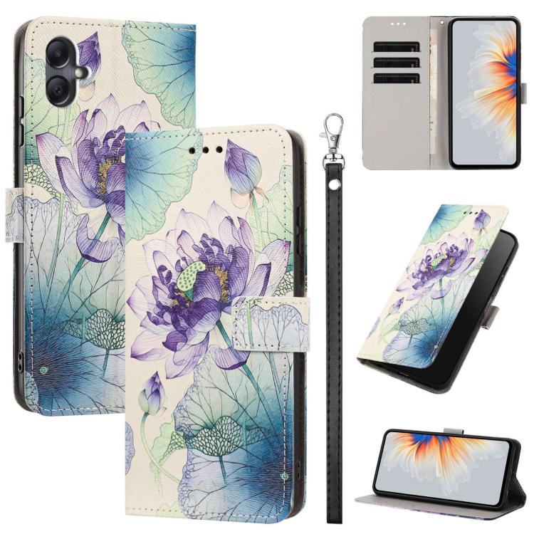 Custodia in ecopelle con motivo dipinto per Galaxy A05, A05s e A15 / A15 5G