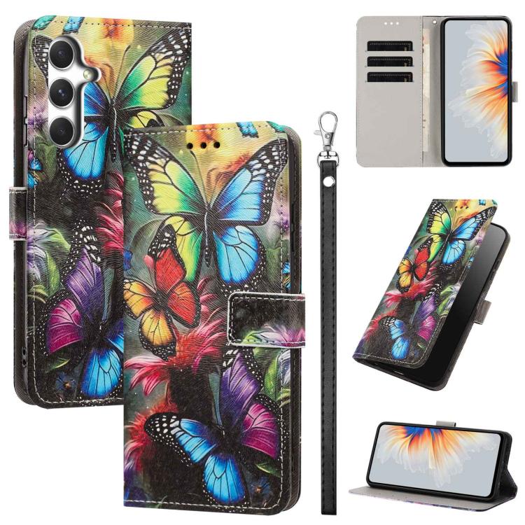 Custodia in ecopelle con motivo dipinto per Galaxy A05, A05s e A15 / A15 5G