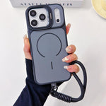 Custodia magnetica sottile con cordino per iPhone 17 Pro Max