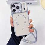 Custodia magnetica sottile con cordino per iPhone 17 Pro Max