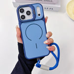 Custodia magnetica sottile con cordino per iPhone 17 Pro Max