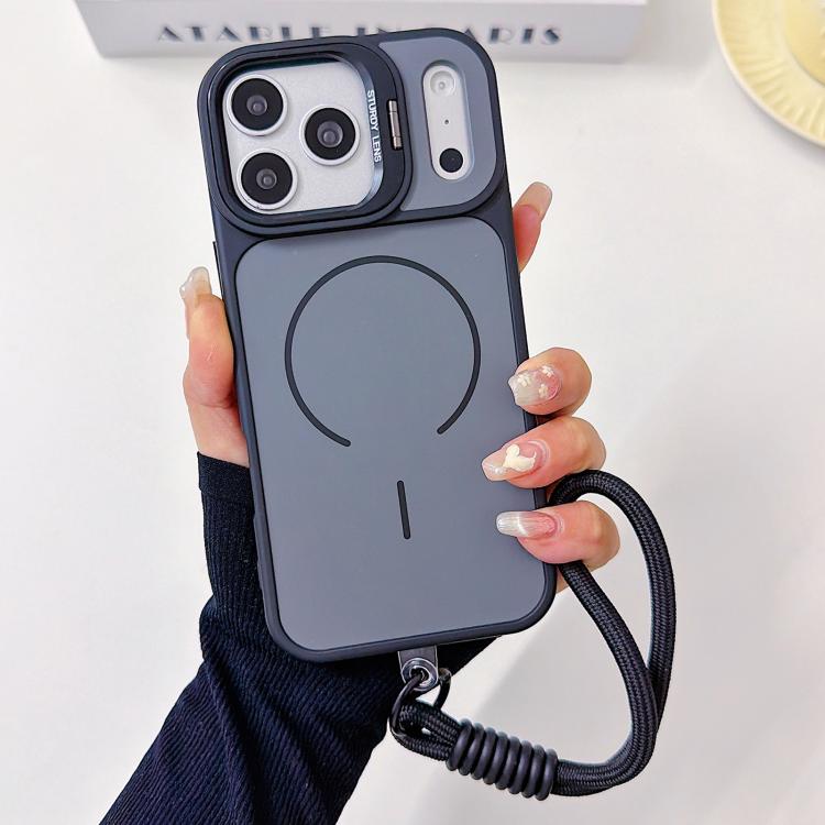 Custodia magnetica sottile con cordino per iPhone 17 Pro Max
