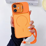 Custodia magnetica sottile con cordino per iPhone 17 Pro Max