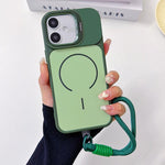Custodia magnetica sottile con cordino per iPhone 17 Pro Max