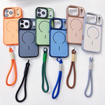 Custodia magnetica sottile con cordino per iPhone 17 Pro Max