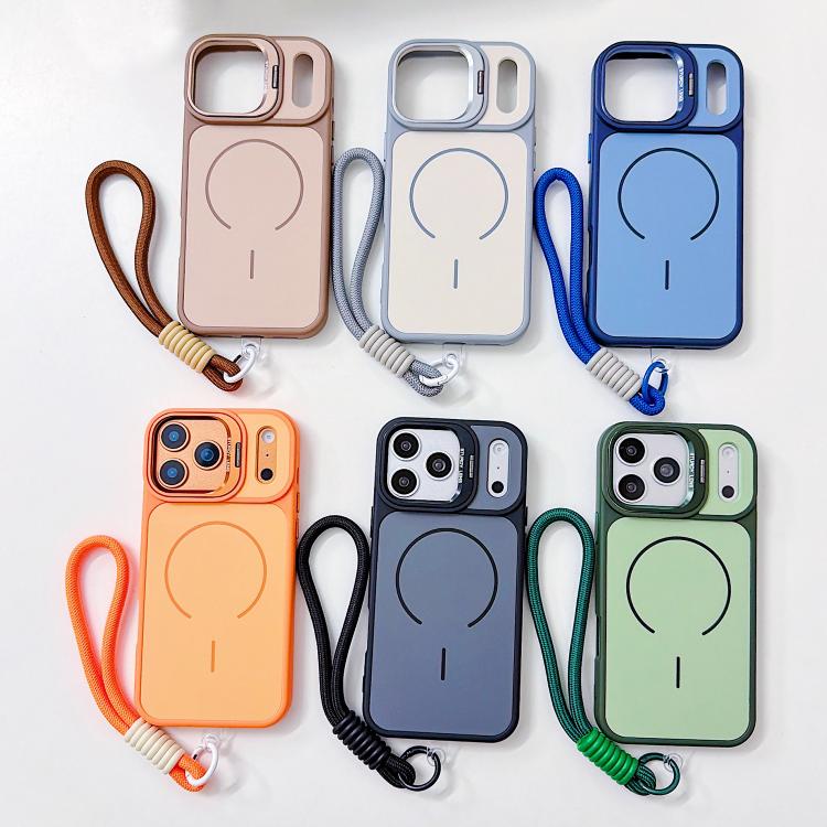 Custodia magnetica sottile con cordino per iPhone 17 Pro Max