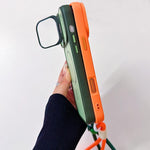 Custodia magnetica sottile con cordino per iPhone 17 Pro Max