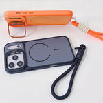 Custodia magnetica sottile con cordino per iPhone 17 Pro Max