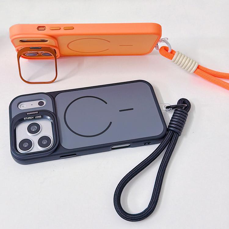 Custodia magnetica sottile con cordino per iPhone 17 Pro Max