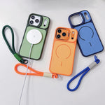 Custodia magnetica sottile con cordino per iPhone 17 Pro Max