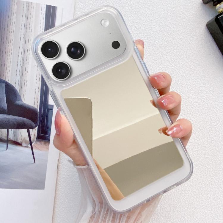 Custodia TPU effetto specchio per iPhone 17 Pro Max