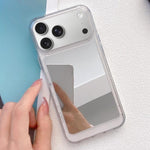 Custodia TPU effetto specchio per iPhone 17 Pro Max