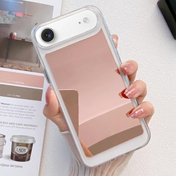 Custodia TPU effetto specchio per iPhone 17 Pro Max