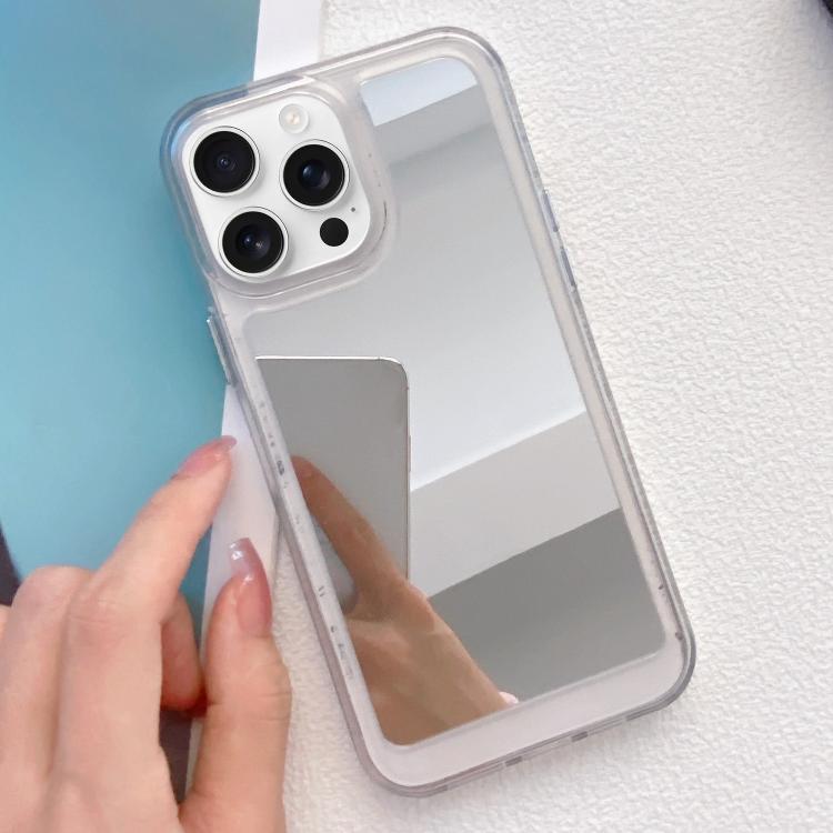 Custodia TPU effetto specchio per iPhone 17 Pro Max
