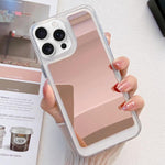 Custodia TPU effetto specchio per iPhone 17 Pro Max