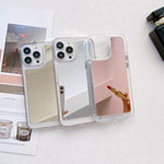Custodia TPU effetto specchio per iPhone 17 Pro Max