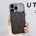 Custodia magnetica con supporto obiettivo per iPhone 16