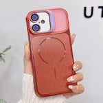 Custodia magnetica con supporto obiettivo per iPhone 16