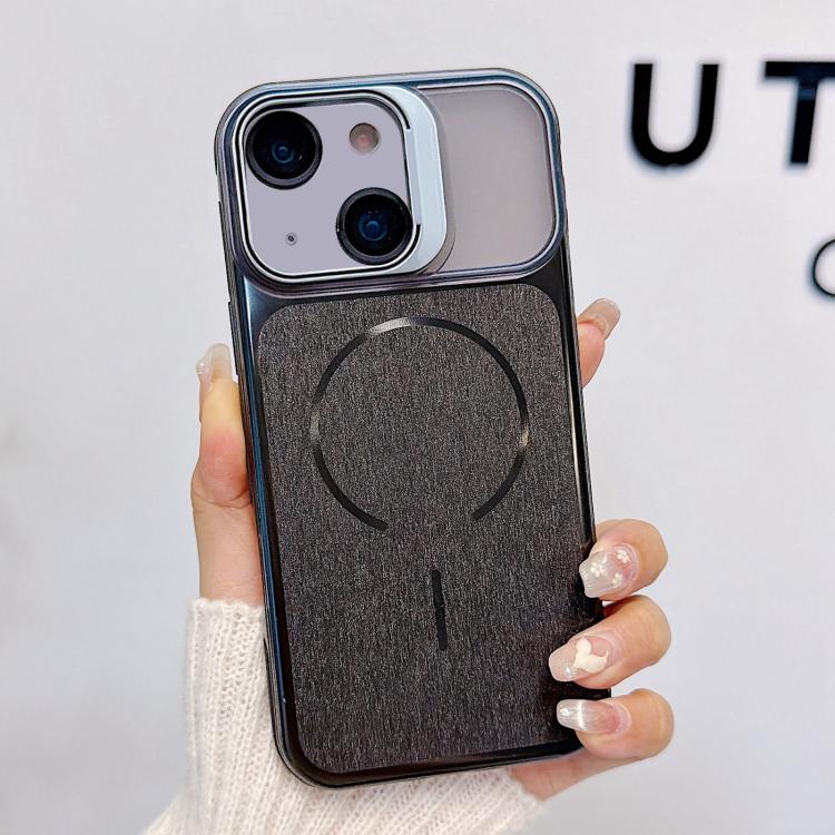 Custodia magnetica iPhone 15 e 14 con supporto obiettivo