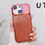 Custodia magnetica iPhone 15 e 14 con supporto obiettivo