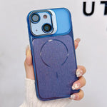 Custodia magnetica iPhone 15 e 14 con supporto obiettivo