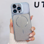 Custodia magnetica iPhone 15 e 14 con supporto obiettivo