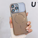 Custodia magnetica con supporto obiettivo per iPhone 14 Pro Max e