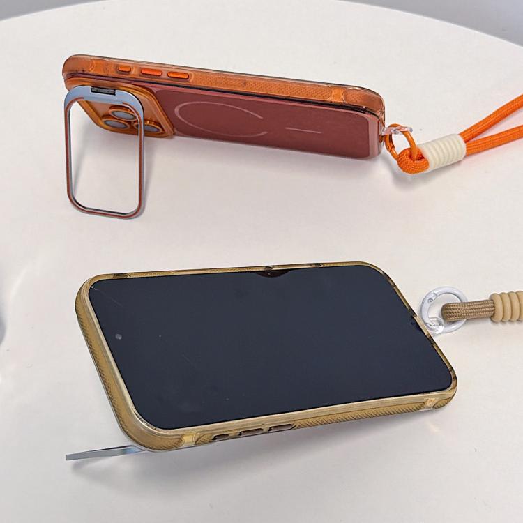 Custodia magnetica spazzolata per iPhone 15 Pro, 15 Pro Max e 16