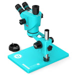 Microscopio stereoscopico trinoculare RF4 RF-CX71R 6.5-65X dal design ergonomico con ampia base in lega di alluminio., RF-CX71R
