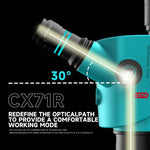 Microscopio stereoscopico trinoculare RF4 RF-CX71R 6.5-65X dal design ergonomico con ampia base in lega di alluminio., RF-CX71R