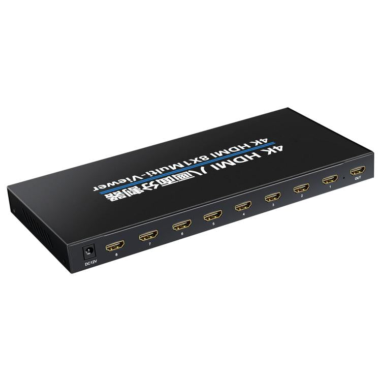 Splitter HDMI 8x1 4K con telecomando e 16 modalità schermo