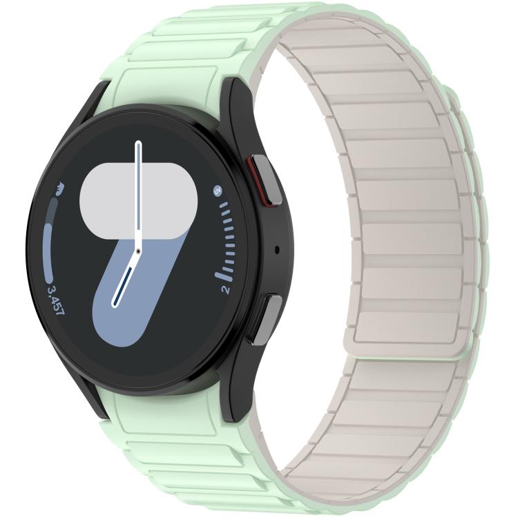 Cinturino per orologio magnetico in silicone con tre perline, For Galaxy Watch 7 / 6 / 5 / 4