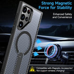 Custodia con supporto MagSafe e sistema di raffreddamento per Galaxy S22 Ultra