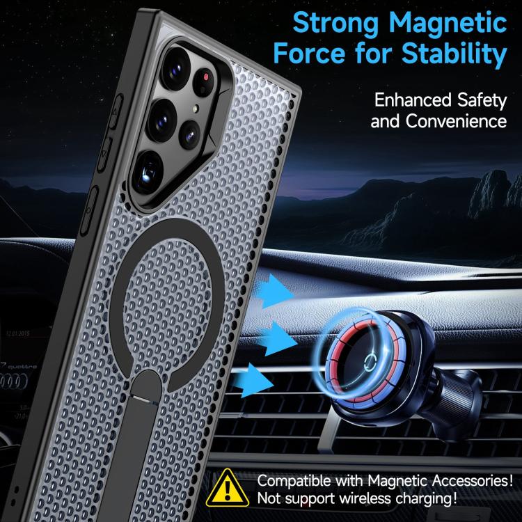 Custodia con supporto MagSafe e sistema di raffreddamento per Galaxy S22 Ultra