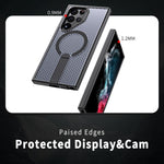 Custodia con supporto MagSafe e sistema di raffreddamento per Galaxy S22 Ultra
