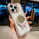 Custodia antiurto con specchio per iPhone 16 Pro