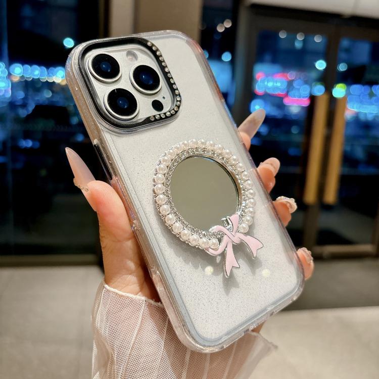 Custodia antiurto con specchio per iPhone 16 Pro