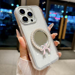 Custodia antiurto con specchio per iPhone 16 Pro