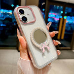 Custodia antiurto con specchio per iPhone 16 Pro