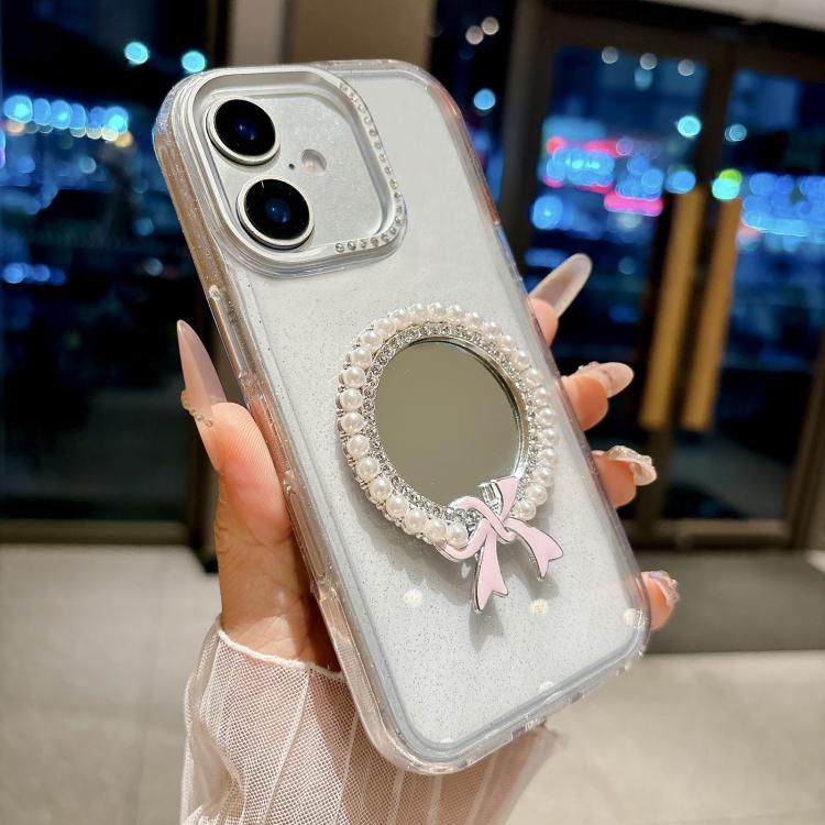Custodia antiurto con specchio per iPhone 16 Pro