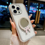 Custodia antiurto con specchio per iPhone 16 Pro