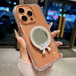 Custodia antiurto con specchio per iPhone 16 Pro