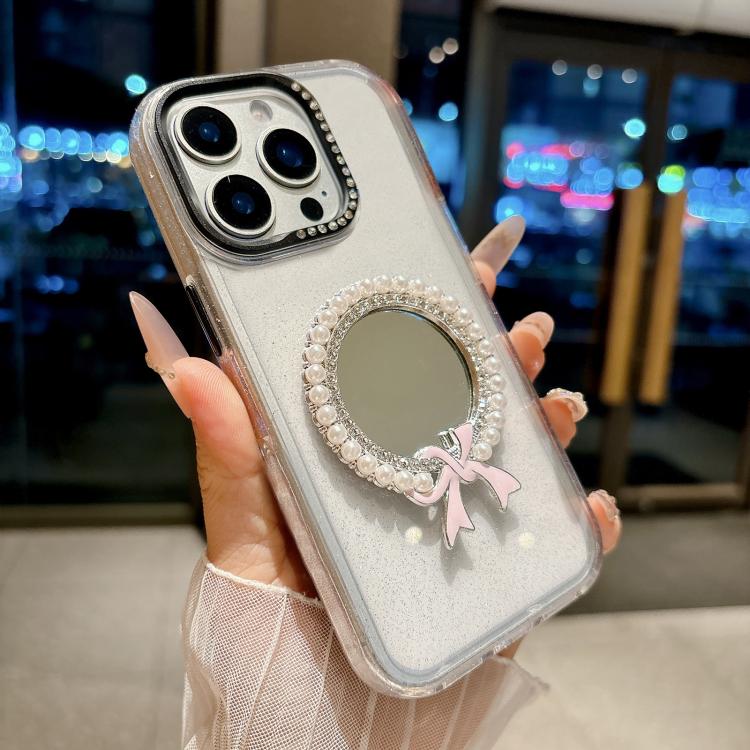 Custodia antiurto con specchio per iPhone 16 Pro